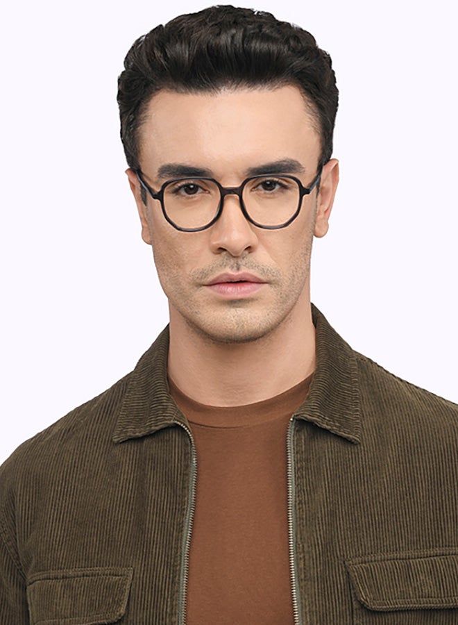 Lenskart Blu Unisex Hexagon Eyeglasses - LB E16059 - Lens Size: 48 Mm  - Image 2