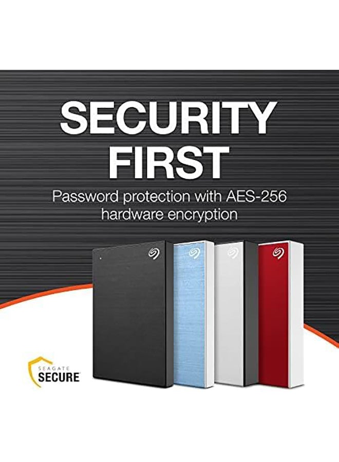 Seagate - One Touch with password, 1TB, portable external hard drive, PC, Notebook & Mac, USB 3.0 1 TB - Image 1