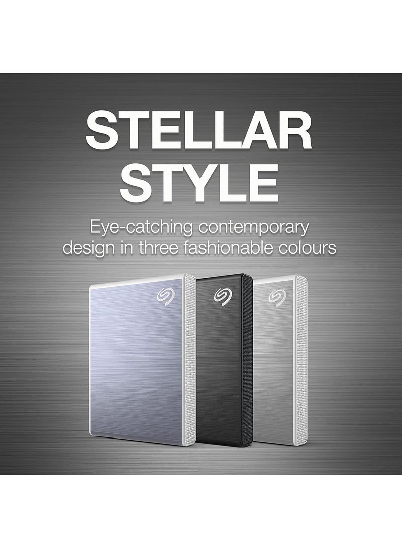 سيجيت One Touch SSD, 1TB, External SSD, USB 3.0, Silver, 1 year MylioCreate, 4 mo Adobe Creative Cloud Photography 1 TB  - Image 3