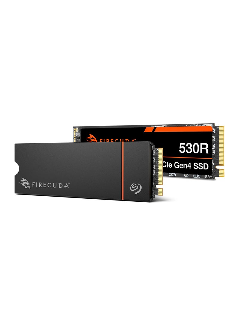 Seagate - FireCuda 530R NVMe SSD 4TB, for PS5/PC, M.2 PCIe Gen4 ×4 NVMe 1.4, 7.300 MB/s, 3D-TLC-NAND, 640 TBW, Refresh, Heatsink, 3 Years Rescue Service ZP4000GM3A073 4 TB 4 TB - Image 1