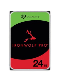 Seagate 24TB IronWolf Pro SATA III 3.5" Internal NAS HDD, 7200 rpm Speed, 512MB Cache, Up to 285 MB/s Data Transfer Rate, 2.5 Million Hours MTBF, Seagate Rescue Data Recovery | ST24000NT002 24 TB  - Image 1