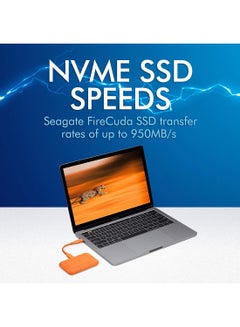 Seagate LaCie Rugged SSD 1TB Solid State Drive — USB-C USB 3.2 NVMe speeds up to 1050MB/s, IP67 Water Resistant, 3m Drop resistant, Encryption, 5-year Warranty with Data Recovery, 1 Mo Adobe CC 1 TB  - Image 2