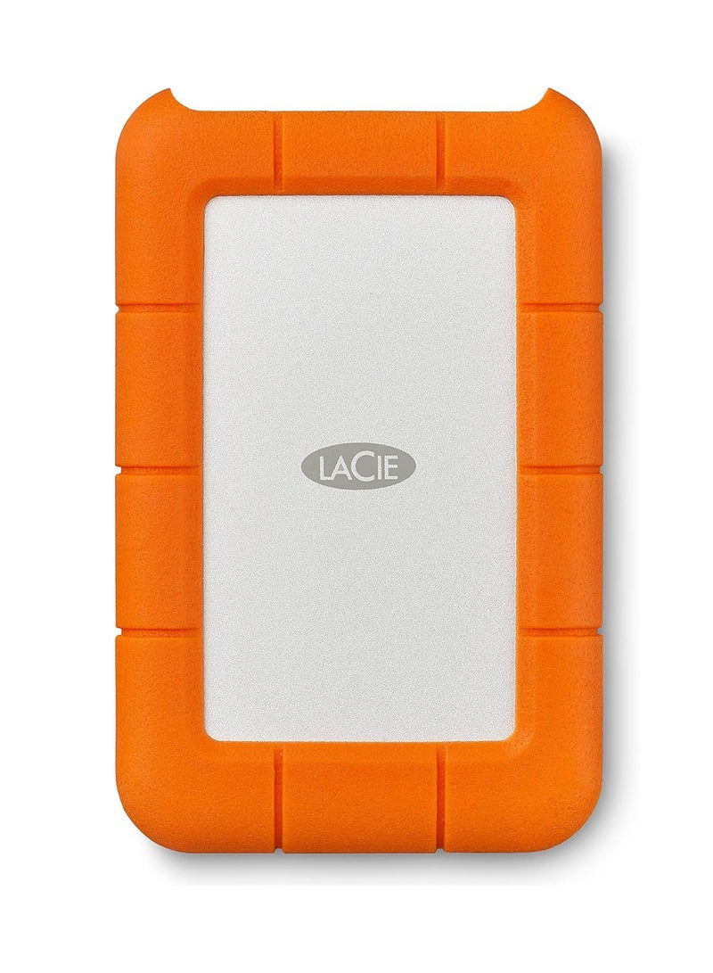 Seagate - LaCie Rugged USB-C, 2TB, Portable External Hard Drive, Drop, Shock, Dust, Rain Resistant, for Mac & PC 2 TB STFR2000800 2 TB - Image 1
