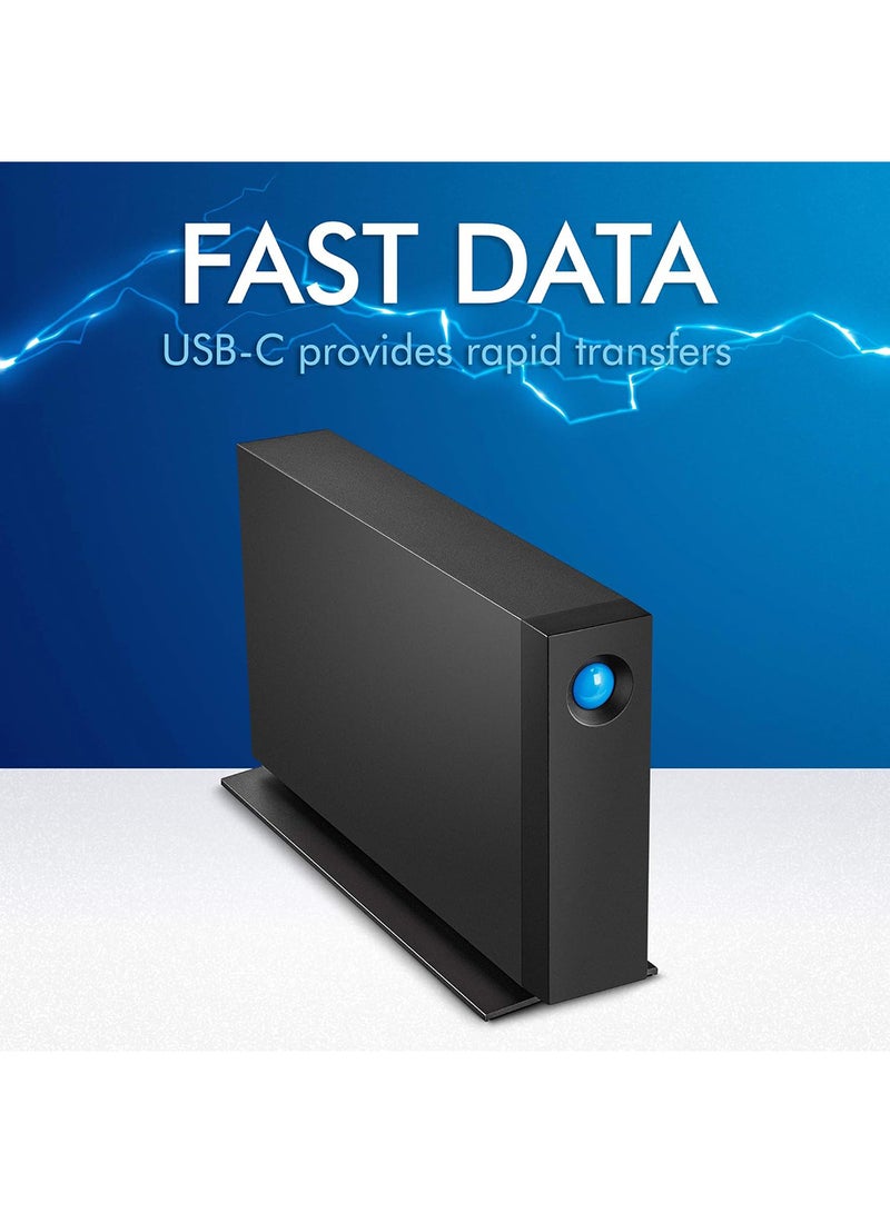 Seagate - LaCie - STHA4000800 d2 Professional 4TB External Hard Drive Desktop HDD – USB-C USB 3.0 7200 RPM Enterprise Class Drives, 5 Year Warranty and Recovery Service 4 TB - Image 1