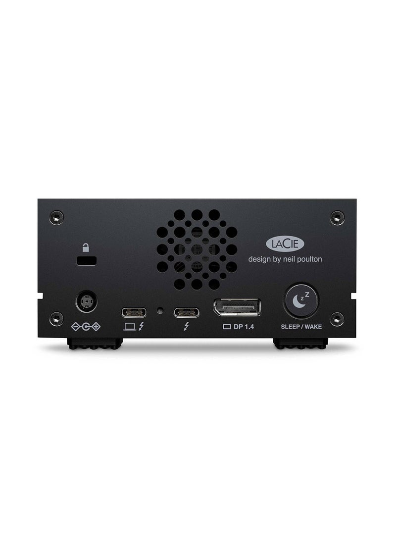 سيجيت - LaCie 1big Dock 10 TB External Hard Drive HDD Docking Station – Thunderbolt 3 USB 3.1, 7200 RPM Enterprise Class Drives, for Mac and PC Desktop, 5-Year Data Recovery Services 10 TB - Image 1