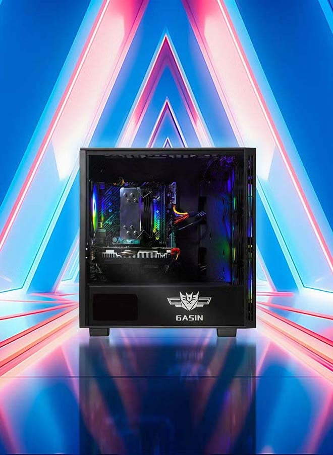 Gasin PC Gaming With Core i5-12400F Processor/1TB SSD/16GB RAM 3200MHz DDR4/Windows 11/12GB NVIDIA GeForce RTX 3060 Graphics With ARGB LED Lighting/ Black - Image 4