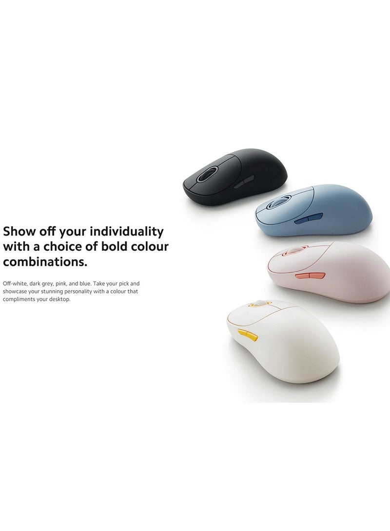 Xiaomi - Wireless Mouse Xiaomi 3, 1200DPI, Bluetooth / Wi-Fi - BHR8914GL | Blue - Image 1