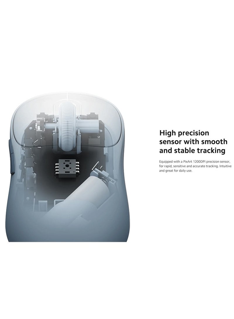 Xiaomi - Wireless Mouse Xiaomi 3, 1200DPI, Bluetooth / Wi-Fi - BHR8914GL | Blue - Image 1