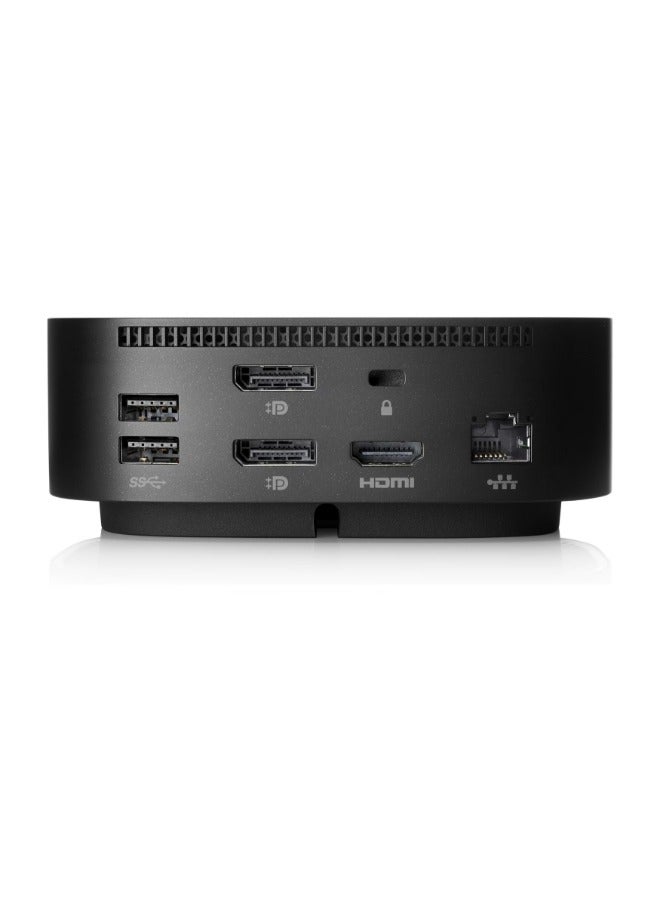إتش بي USB-C Dock G5 EURO 120W -  5TW10AA#ABU Black  - Image 4