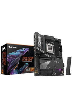 X870 AORUS Elite WIFI7 AM5 LGA 1718, ATX, DDR5, 4X M.2, PCIe 5.0, USB4, Wi-Fi 7, 2.5GbE LAN, EZ-Latch, Q-Flash