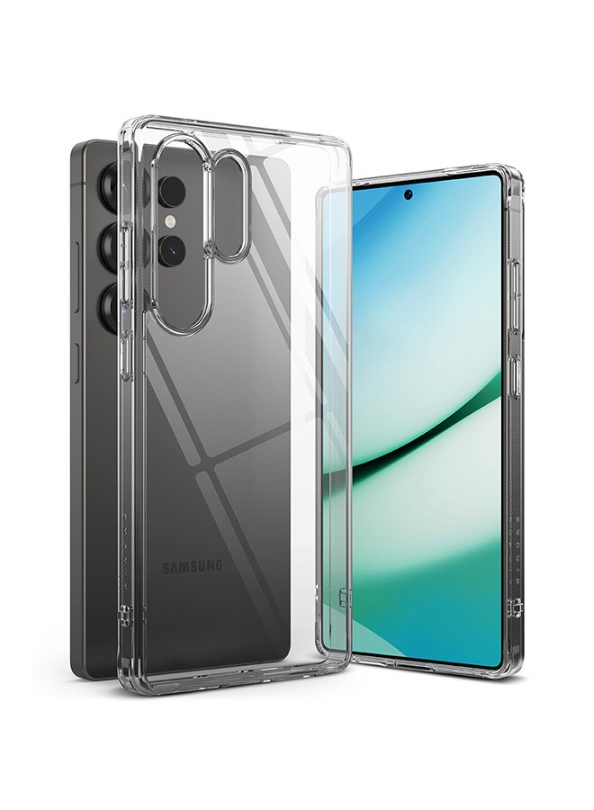Ringke Fusion For Samsung Galaxy S25 Ultra 5G Case (2025), Anti-Fingerprint Transparent Thin Hard Back Shockproof TPU Protective Bumper Phone Cover - Clear - Image 1
