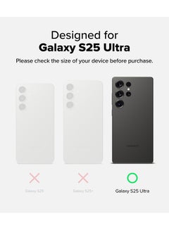 Ringke Fusion Bold For Samsung S25 Utra 5G Case Cover (2025), Firm Grip Frame Anti-Yellowing Anti-Fingerprint Frosted Hard Back Shockproof Bumper S25 Ultra Back Cover - Black  - Image 2