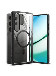 Ringke Fusion Bold Magnetic For Samsung Galaxy S25 Ultra Case Cover (2025), Firm Grip Frame Anti-Yellowing Anti-Fingerprint Hard Back Shockproof Bumper Back Cover Black  - Image 1