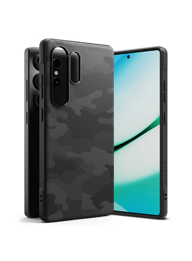 Ringke Onyx For Samsung S25 Ultra 5G Case (2025), Enhanced Grip Tough Flexible TPU Shockproof Rugged TPU Bumper Drop Protection Phone Cover - Camo Black - Image 1
