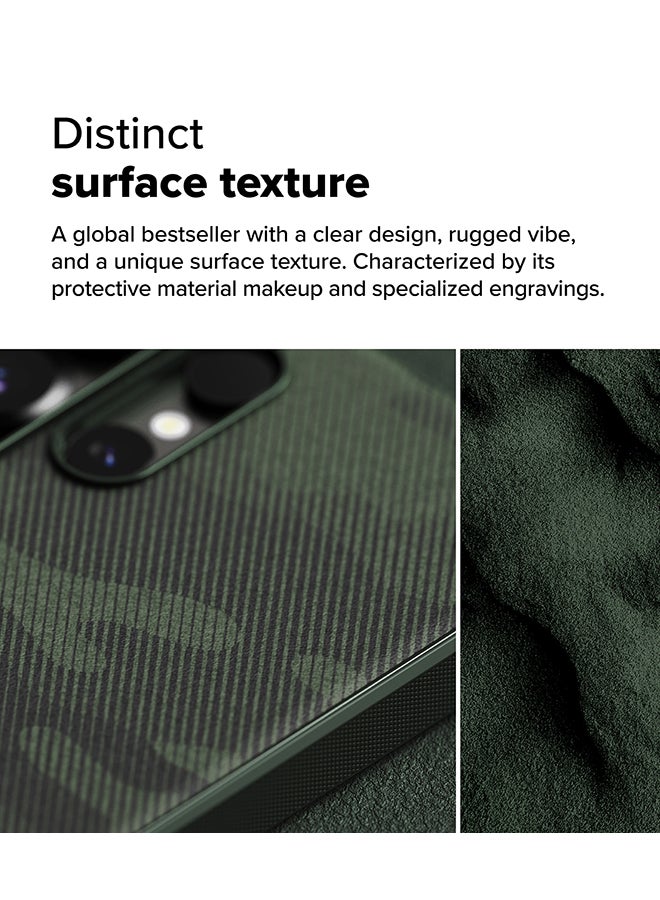 Ringke Onyx For Samsung S25 Ultra 5G Case (2025), Enhanced Grip Tough Flexible TPU Shockproof Rugged TPU Bumper Drop Protection Phone Cover - Camo Green - Image 5