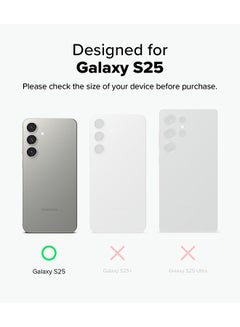 Ringke Privacy Tempered Glass, Easy Slide, Anti Spy For Samsung Galaxy S25 Screen Protector (2025), Easy to Install Case Friendly Privacy Screen Protector - Pack of 2 - Clear  - Image 2