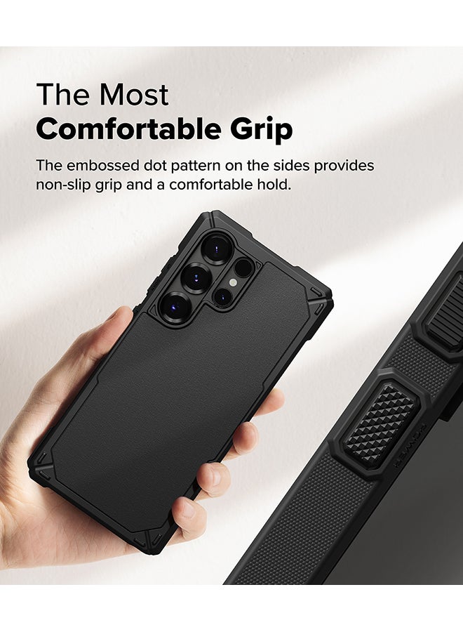 Ringke Rugged Gear For Samsung S25 Ultra Case Cover (2025), For MagSafe, Shockproof Phone Bumper Cover for Galaxy S25 Ultra - Black - Image 3