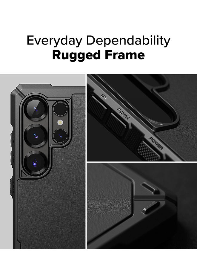 Ringke Rugged Gear For Samsung S25 Ultra Case Cover (2025), For MagSafe, Shockproof Phone Bumper Cover for Galaxy S25 Ultra - Black - Image 5