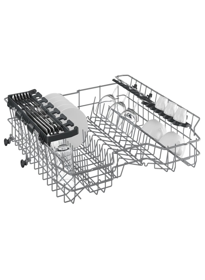 Beko Full Size Dishwasher - 60 cm - 14 Persons - 5 Programs - Steam Gloss - Hygiene Intense - Half Load - Time Delay - Digital Display - BDFN15422X 14 kg BDFN15422X Pearl Inox  - Image 3