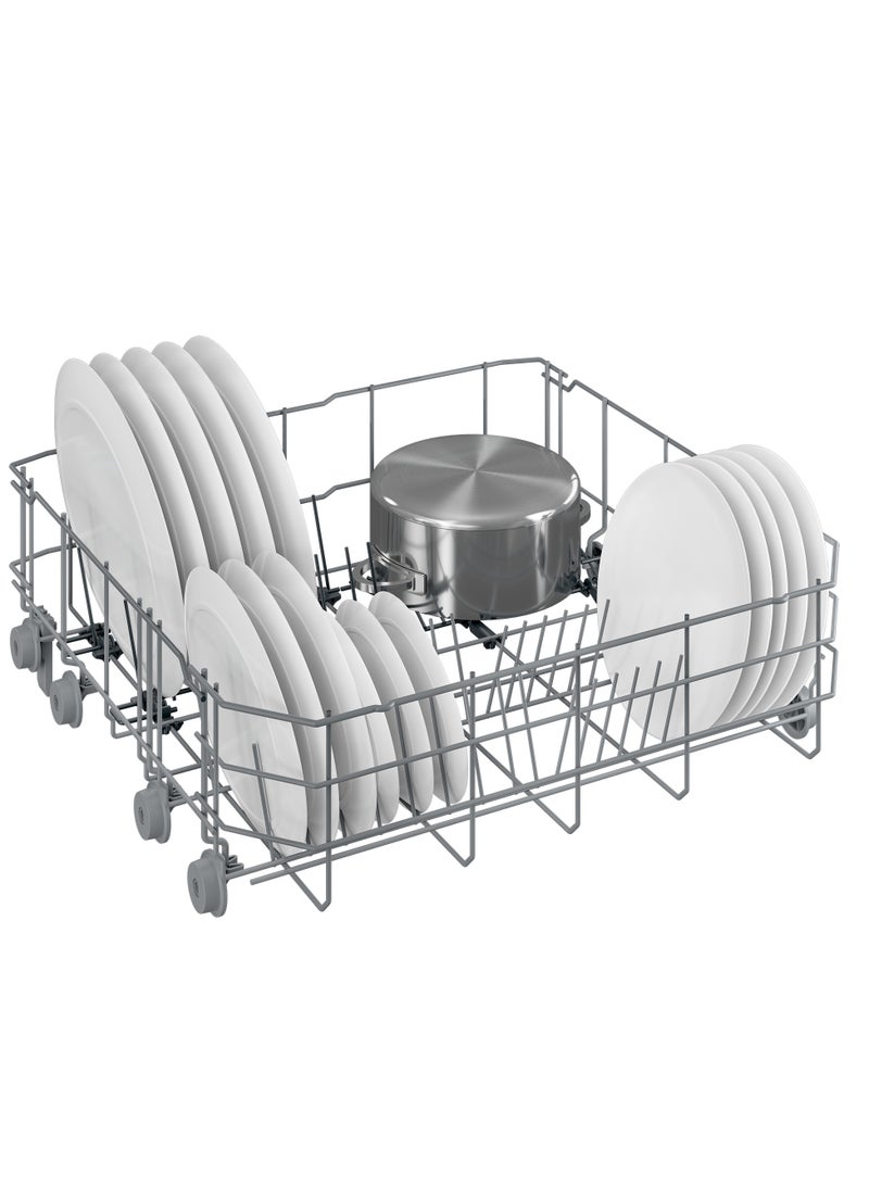 Beko Full Size Dishwasher - 60 cm - 14 Persons - 5 Programs - Steam Gloss - Hygiene Intense - Half Load - Time Delay - Digital Display - BDFN15422X 14 kg BDFN15422X Pearl Inox  - Image 5