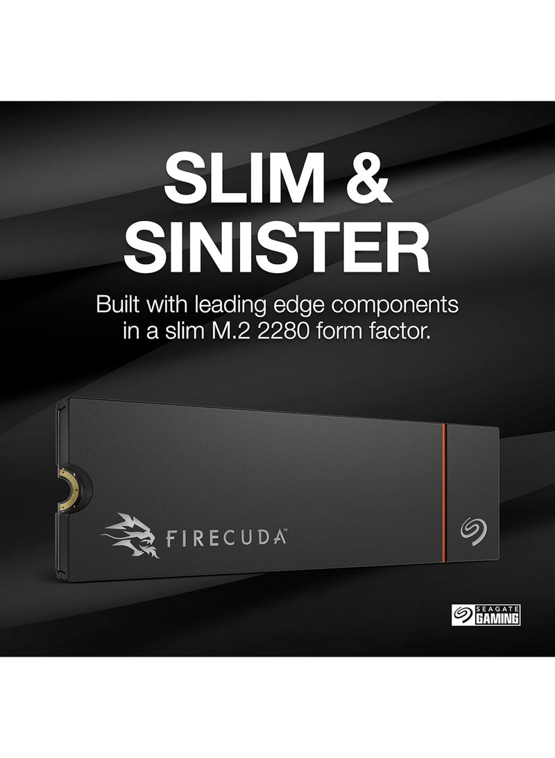 Seagate FireCuda 530R NVMe SSD 1TB, for PS5/PC, M.2 PCIe Gen4 ×4 NVMe 1.4, 7.300 MB/s, 3D-TLC-NAND, 640 TBW, Refresh, Heatsink (ZP1000GM3A073) 1 TB - Image 3