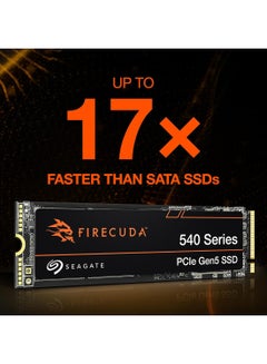 Seagate FireCuda 540 SSD 1TB Internal Solid State Drive - M.2 2280 PCIe Gen5, speeds up to 10,000MB/s and 2000TB TBW, with Rescue Services (ZP1000GM3A004) 1 TB  - Image 5