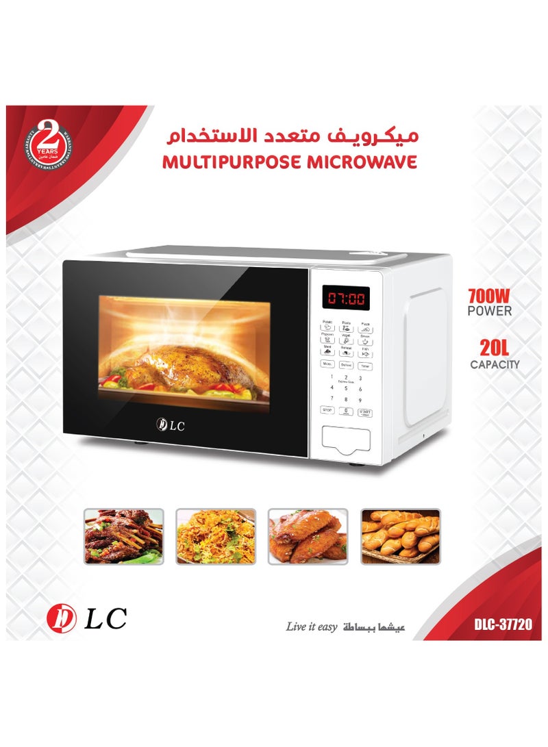 DLC Microwave 700W - 20L 37720 White 