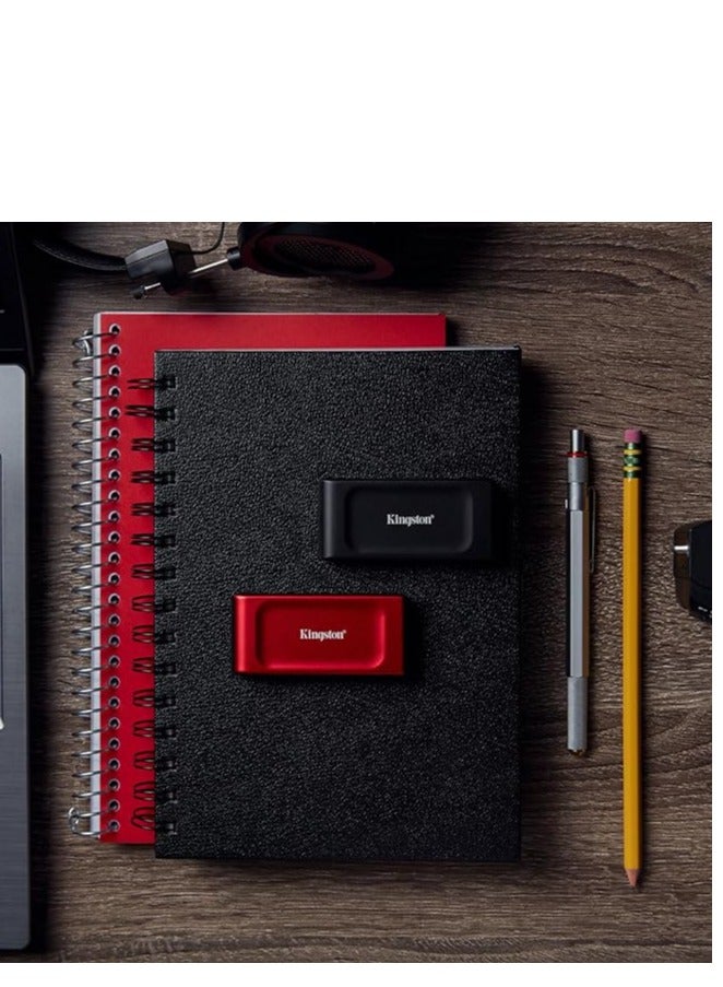Kingston - XS1000 External SSD USB 3.2 Gen 2 Portable Solid State Drive Red -SXS1000R/2000G 2 TB - Image 1