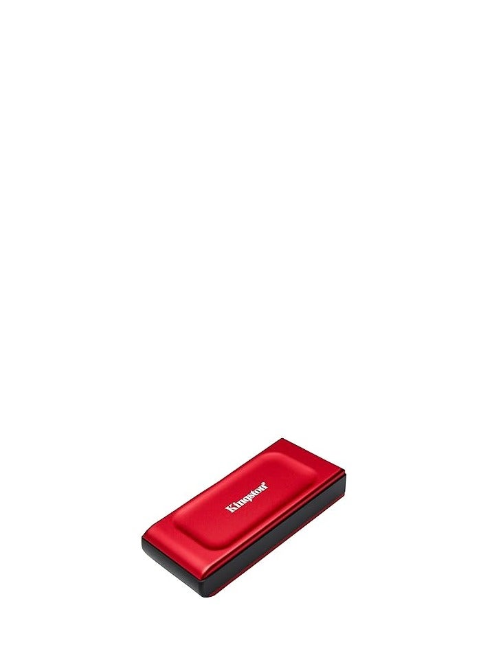 Kingston - XS1000 External SSD USB 3.2 Gen 2 Portable Solid State Drive Red -SXS1000R/2000G 2 TB - Image 1