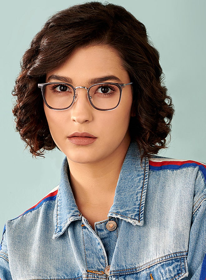 Lenskart Blu Unisex Square Eyeglasses - LB E13529 - Lens Size: 49 Mm  - Image 3