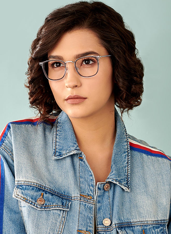 Lenskart Blu Unisex Square Eyeglasses - LB E13529 - Lens Size: 49 Mm  - Image 2