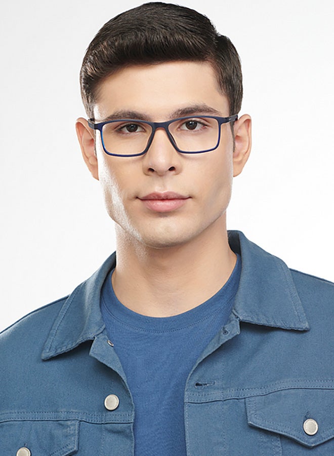 Lenskart Blu Unisex Rectangular Eyeglasses - LB E13738 - Lens Size: 52 Mm - Image 2