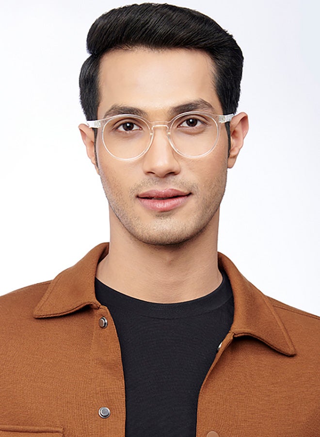 Lenskart Blu Unisex Round Eyeglasses - LB E14453 - Lens Size: 48 Mm  - Image 2