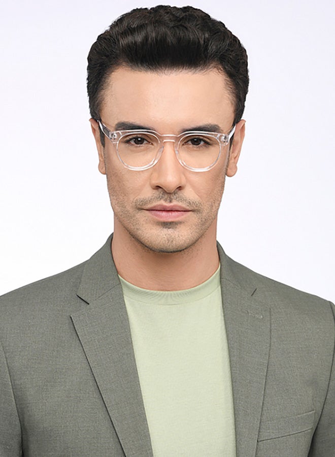Lenskart Blu Unisex Round Eyeglasses - LB E16064 - Lens Size: 48 Mm  - Image 2