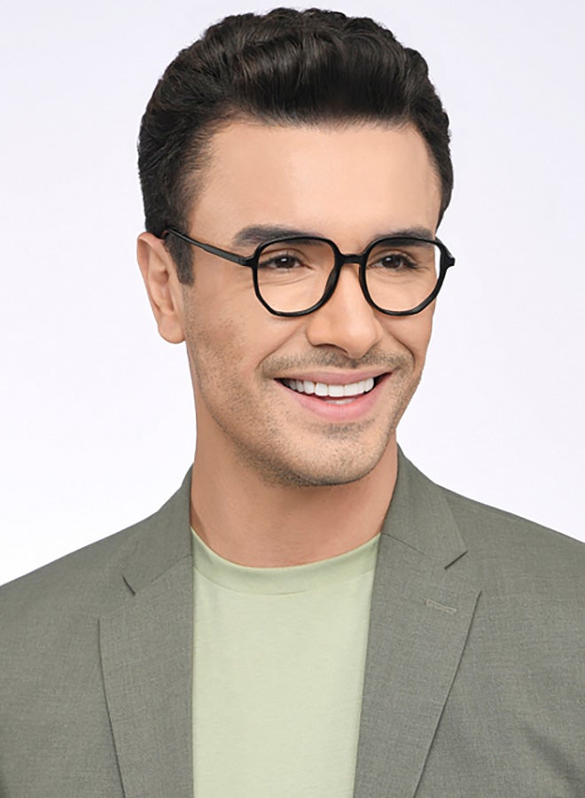 Lenskart Blu - Unisex Hexagon Eyeglasses - LB E16059 - Lens Size: 48 Mm - Image 1