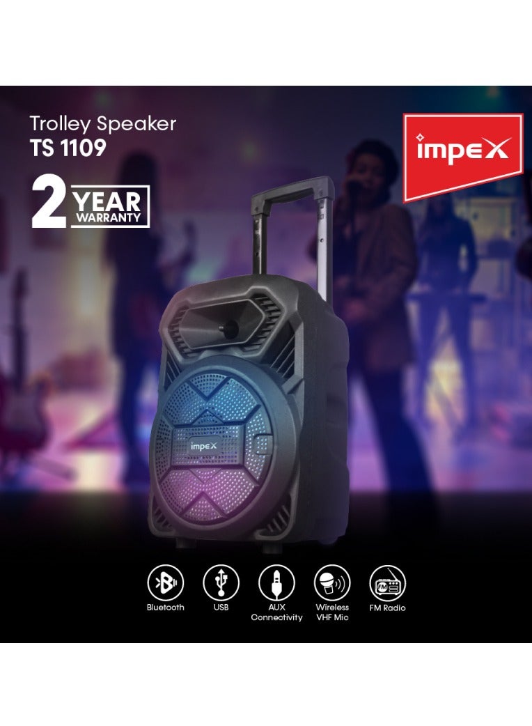 Impex - Trolly Speaker | TS1109S Black - Image 1