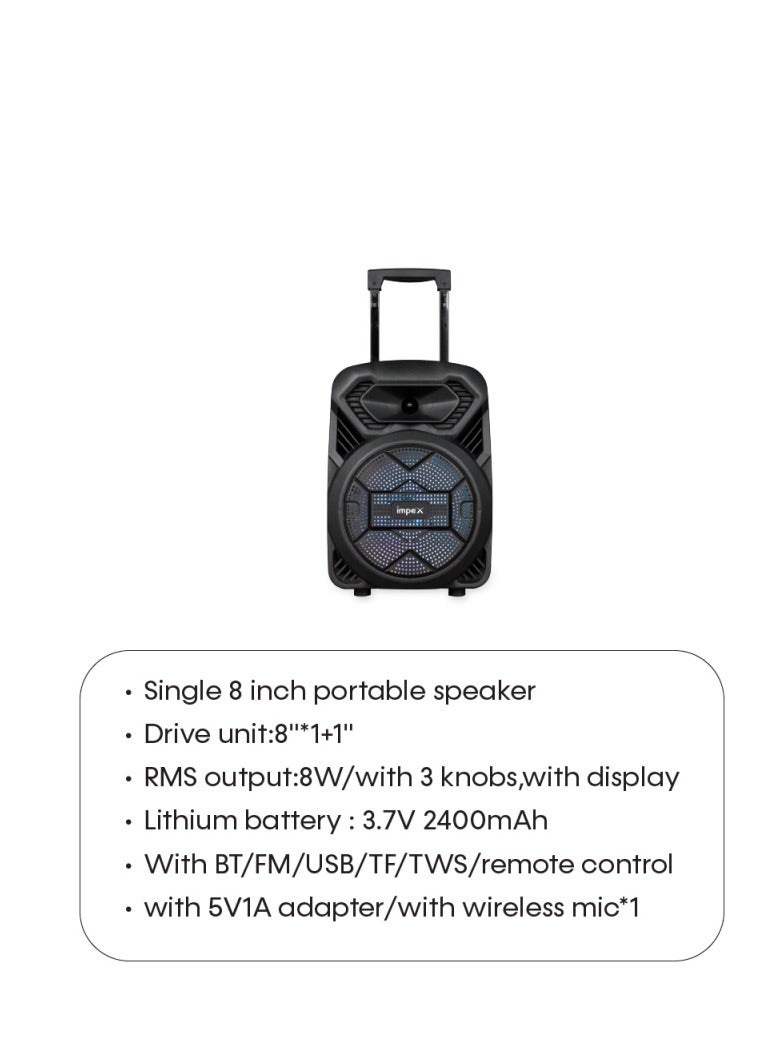 Impex - Trolly Speaker | TS1109S Black - Image 1