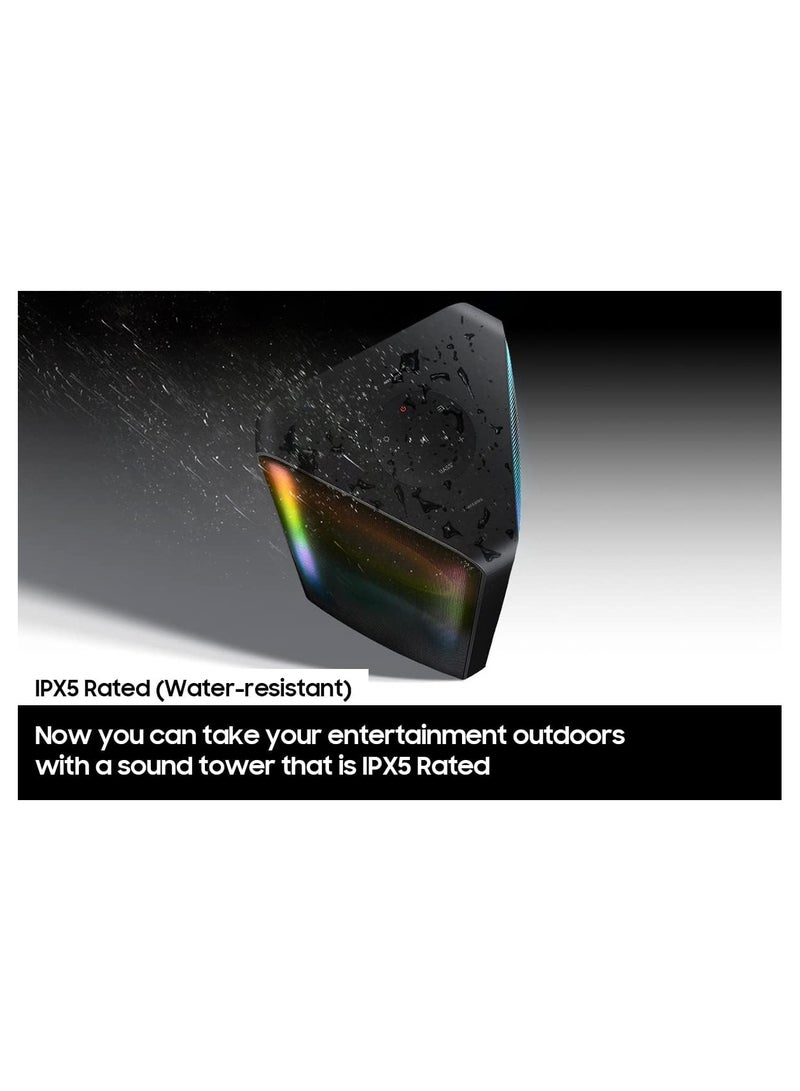 Samsung - Soundbar 160W High Power Party Speaker Built in Battery Bluetooth Connectivity  - International Version MX-ST40B/XT Black - Image 1