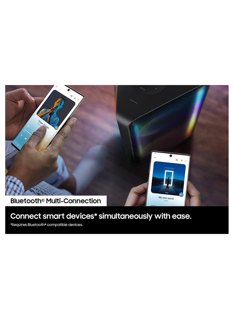 Samsung - Soundbar 160W High Power Party Speaker Built in Battery Bluetooth Connectivity  - International Version MX-ST40B/XT Black - Image 1