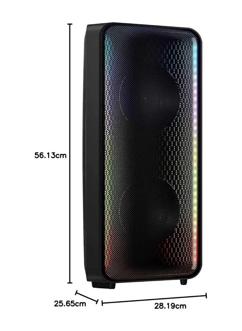 Samsung - Soundbar 160W High Power Party Speaker Built in Battery Bluetooth Connectivity  - International Version MX-ST40B/XT Black - Image 1