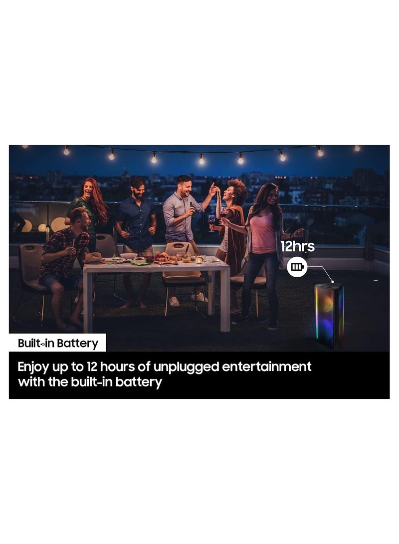 Samsung Soundbar 160W High Power Party Speaker Built in Battery Bluetooth Connectivity  - International Version MX-ST40B/XT Black - Image 4