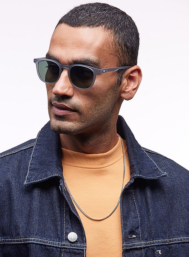 Lenskart Blu Hustlr Polarized Wayfarer Sunglasses - VC S15999 - Lens Size: 49 Mm  - Image 2