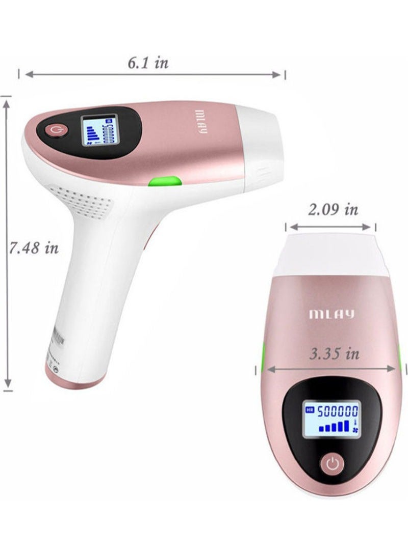 MLAY - T3 3-In-1 Home IPL Laser Hair Removal Carry Hot Air Comb Pink - Image 1