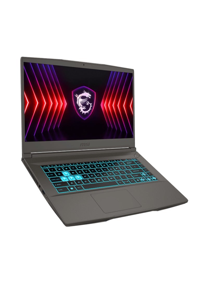 إم اس أي LAPTOP MSI Thin 15 B 13VE -CPU Raptor Lake i7 13620H -RAM 16G DDR4 (3200MHz) -512GB NVMe PCIe SSD -VGA RTX 4050 GDDR6 6GB- FHD 144Hz IPS-Blue Backlit -2 Yr -Cosmos Gray ( 9S7-16R831-2614 ) English/Arabic Cosmos Gray  - Image 2