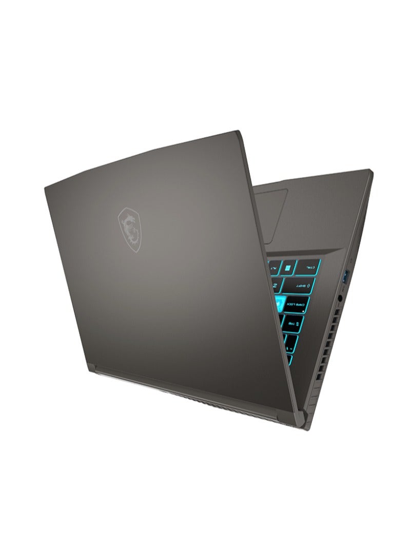 إم اس أي LAPTOP MSI Thin B12UCX- CPU Alder Lake i5 12450H- RAM 8G DDR4 (3200MHz) – 512GB NVMe PCIe SSD- VGA RTX 2050 GDDR6 4GB- FHD 144Hz IPS -Blue Backlit 2 Yr – Cosmos Gray-( 9S7-16R831-2616 ) English/Arabic Cosmos Gray  - Image 3