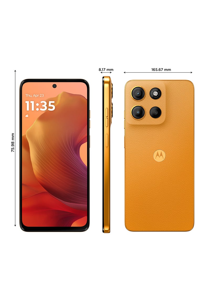 Motorola - G15 Dual SIM Sunrise Orange 8GB RAM 256GB 4G + Free Motorola Buds - Middle East Version - Image 1