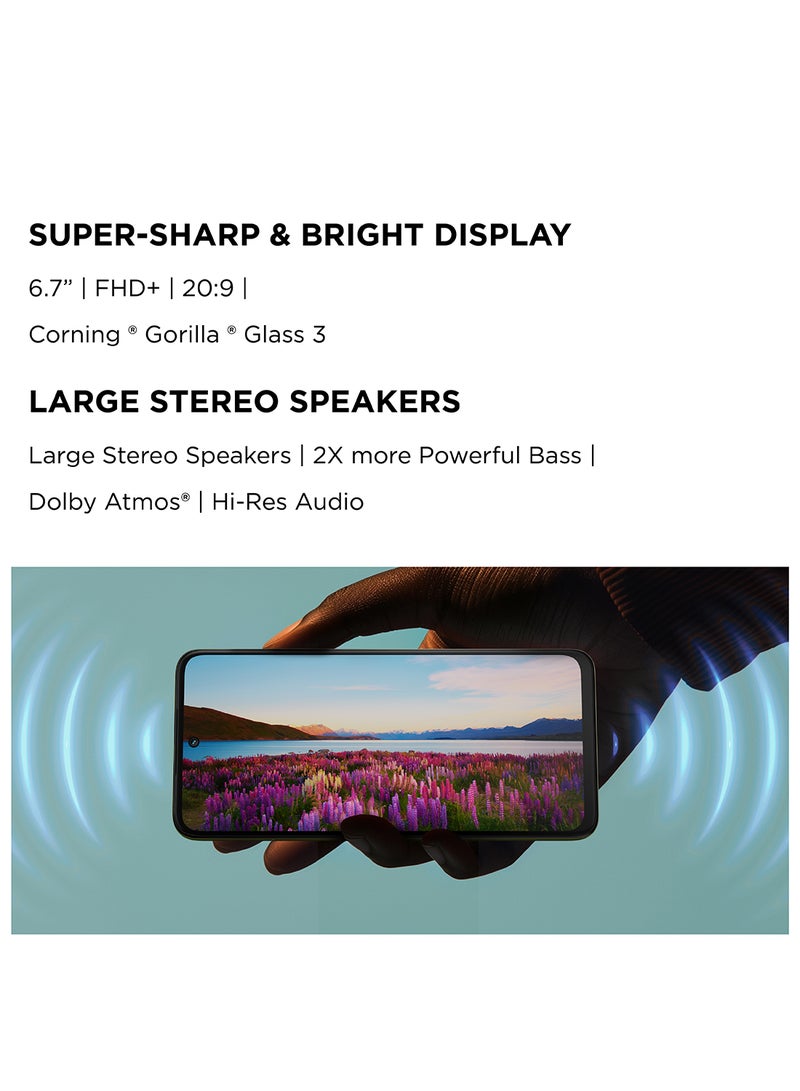 موتورولا G15 Dual SIM Gravity Grey 8GB RAM 256GB 4G + Free Motorola Buds - Middle East Version  - Image 4