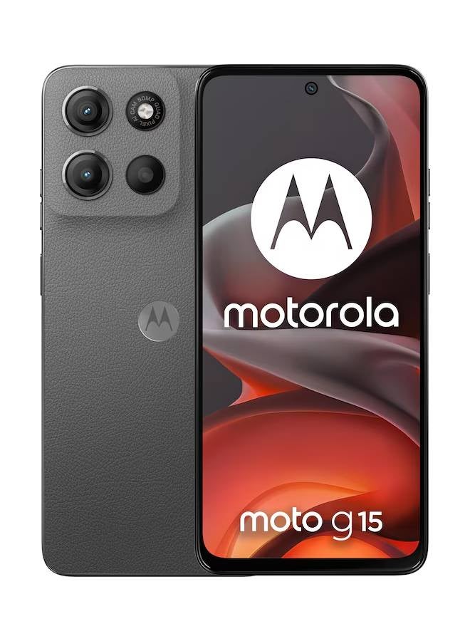 Motorola - G15 Dual SIM Gravity Grey 8GB RAM 256GB 4G - Middle East Version - Image 1