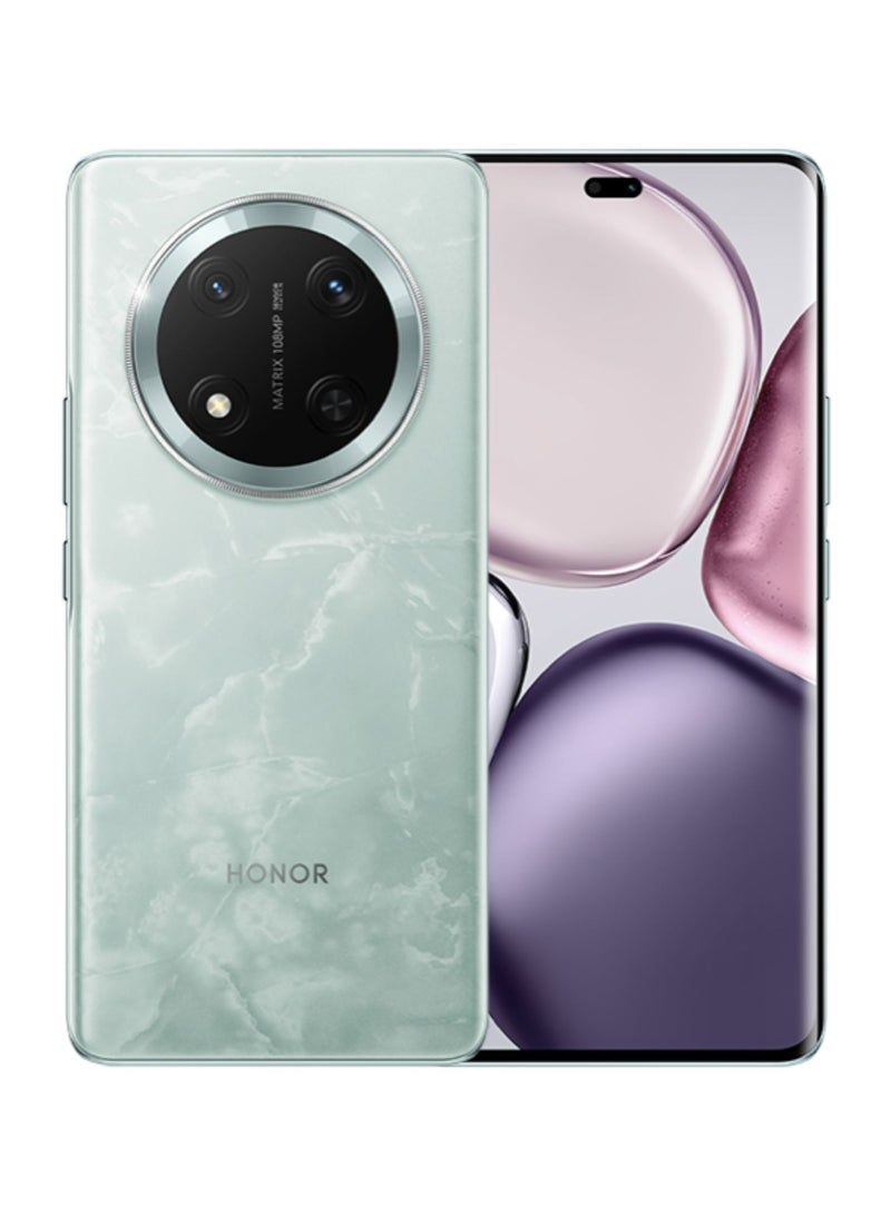 هونور X9c 5G Dual SIM (12GB RAM, 256GB Storage) 108MP Triple Camera | 6.78" AMOLED 120Hz Display | 6600mAh Battery | Android 14 + Exclusive Gifts Of Honor Choice X5e Earbuds_Jade Cyan - Image 2