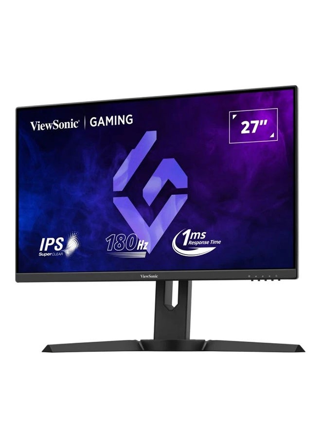 ViewSonic 27 Inch FHD IPS Gaming Monitor with 180Hz, 1ms, Height Adjustment, AMD Free Sync, sRGB104%, HDR10, Bezel-Less, Eye Care, Wall Mount, Game Mode, HDMI, DP, VGA, XG2709 Black - Image 3